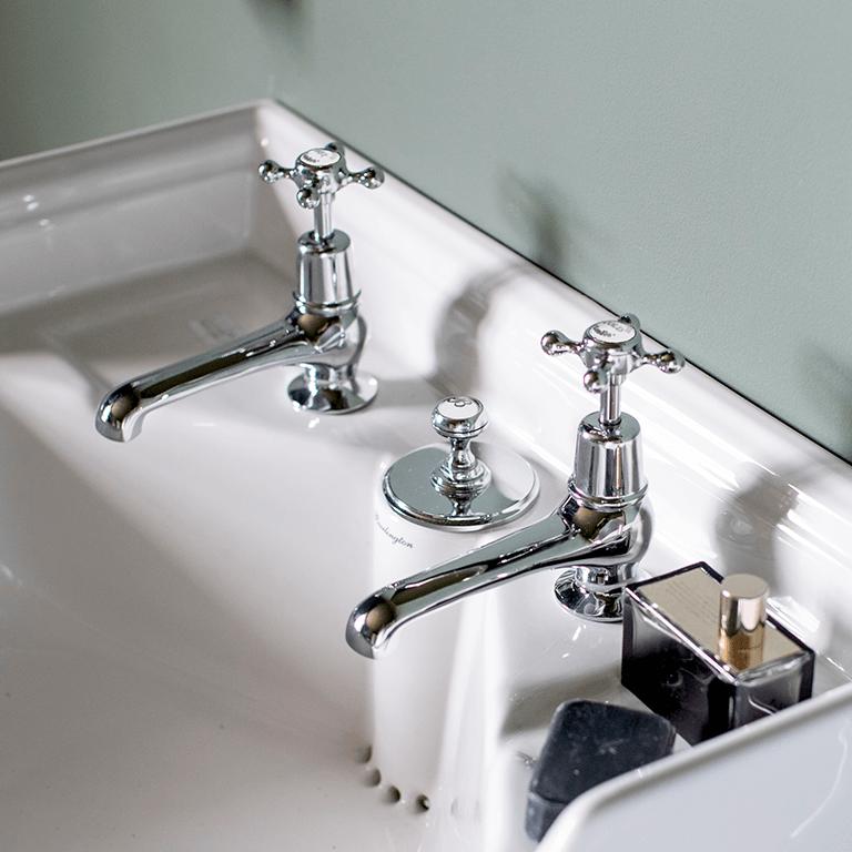 Traditional basin taps