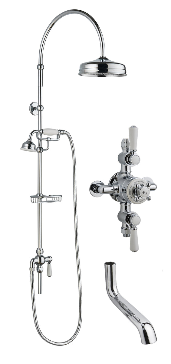 Nuie Triple Exposed Valve & Rigid Riser Kit SBT128TR2 – Puffin Bathrooms